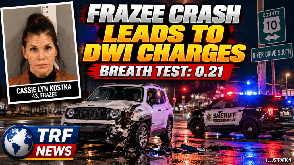 Frazee Woman Faces DWI Charges After Crash, 0.21 Test