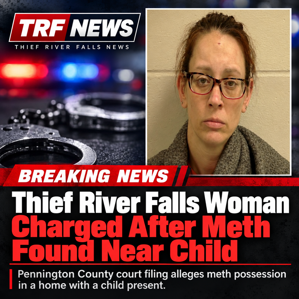 Thief River Falls Woman Charged in Meth Child Case