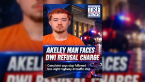 Cole Douglas Lego, 24, faces two charges following an October 17 traffic stop in Hubbard County.