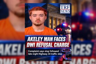 Cole Douglas Lego, 24, faces two charges following an October 17 traffic stop in Hubbard County.