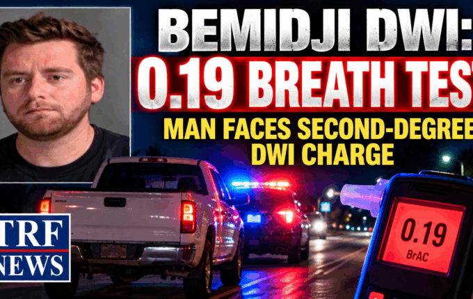 Bemidji Man Faces DWI Charge After 0.19 Breath Test