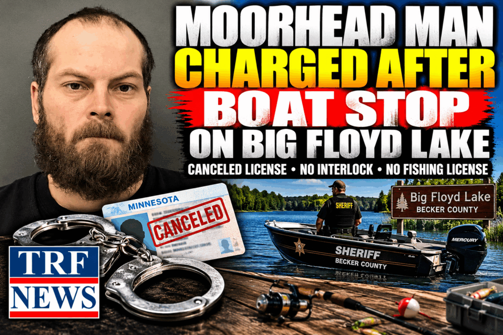 Moorhead Man Charged After Boat Stop on Big Floyd Lake