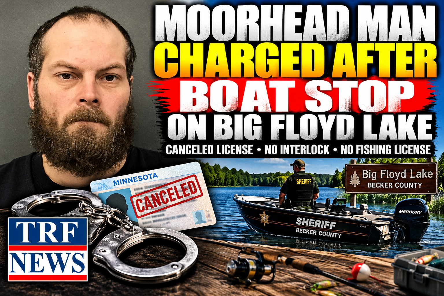 Moorhead Man Charged After Boat Stop on Big Floyd Lake