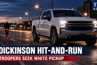 Dickinson Hit-and-Run Injures Cyclist; Pickup Sought