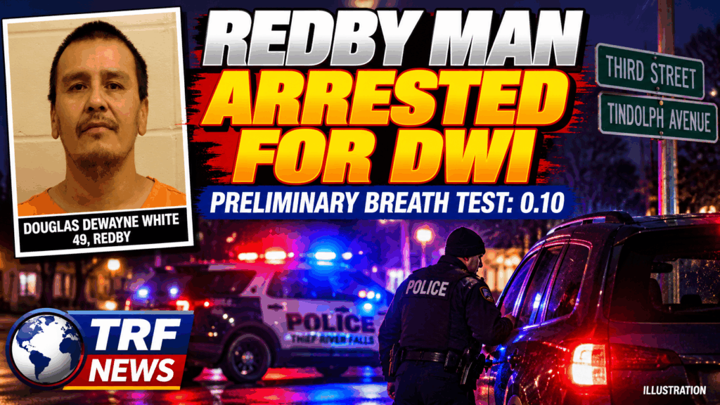 Thief River Falls: Redby Man Arrested After 0.10 Test