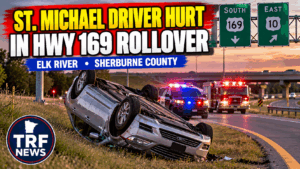 Elk River: St. Michael Driver Hurt in Highway 169 Rollover