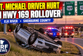 Elk River: St. Michael Driver Hurt in Highway 169 Rollover