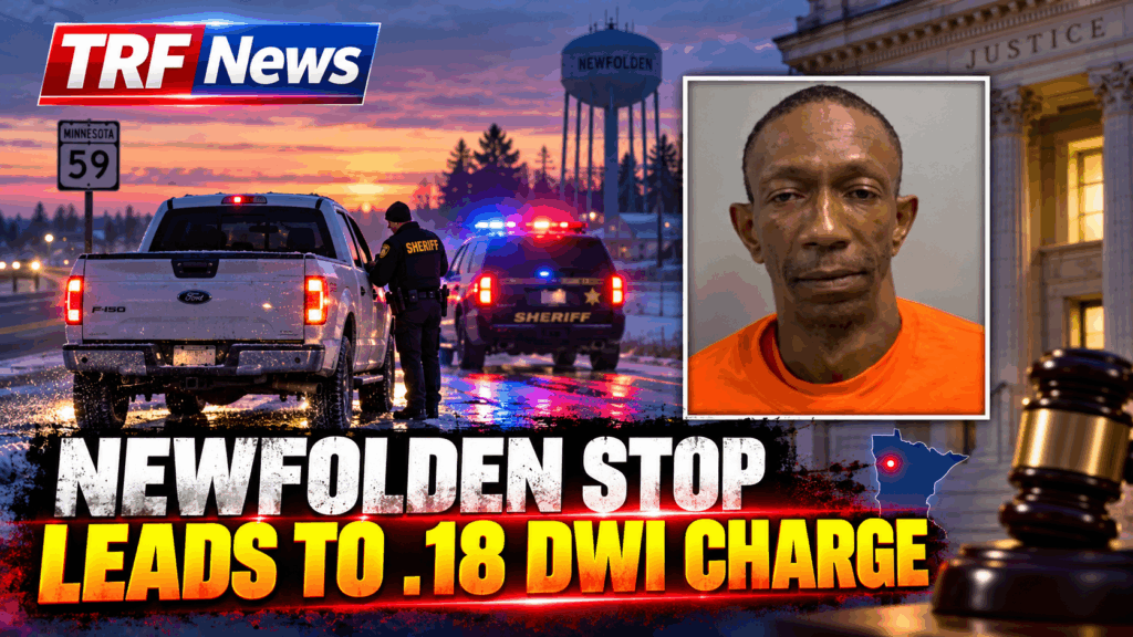 Newfolden Traffic Stop Leads to .18 DWI Charge