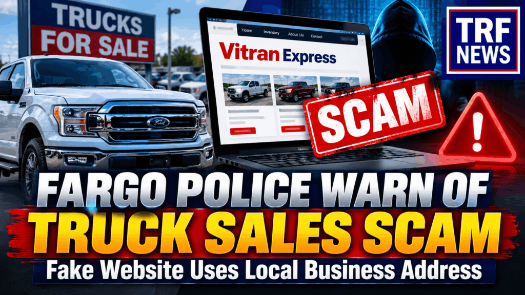 Fargo police are warning residents about a fraudulent website advertising trucks