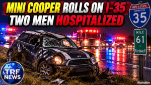 Faribault: Two Injured in I-35 Mini Cooper Rollover