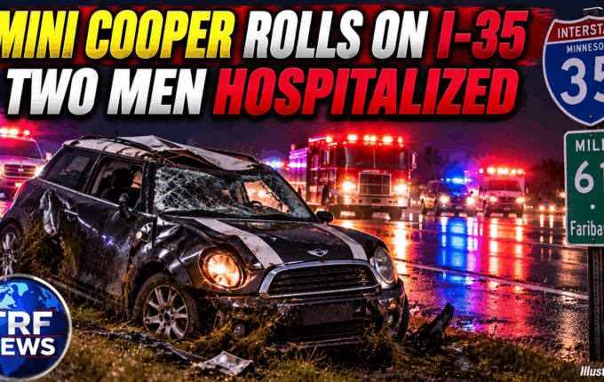 Faribault: Two Injured in I-35 Mini Cooper Rollover
