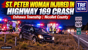 GMC Acadia crash on Highway 169 in Oshawa Township, Nicollet County