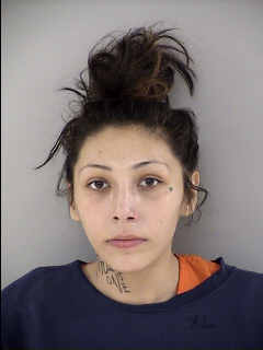 Booking photograph of Danaiah Rose Goodwin