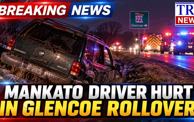 Glencoe Highway 22 Rollover Injures Mankato Driver