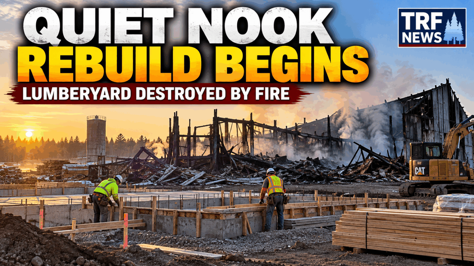 Gonvick Lumberyard Rebuilding After Devastating Fire