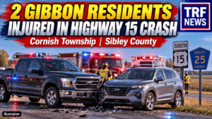 Highway 15 and County Road 25 crash in Cornish Township, Sibley County