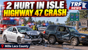 Isle: 2 Hurt as Car and SUV Collide on Highway 47