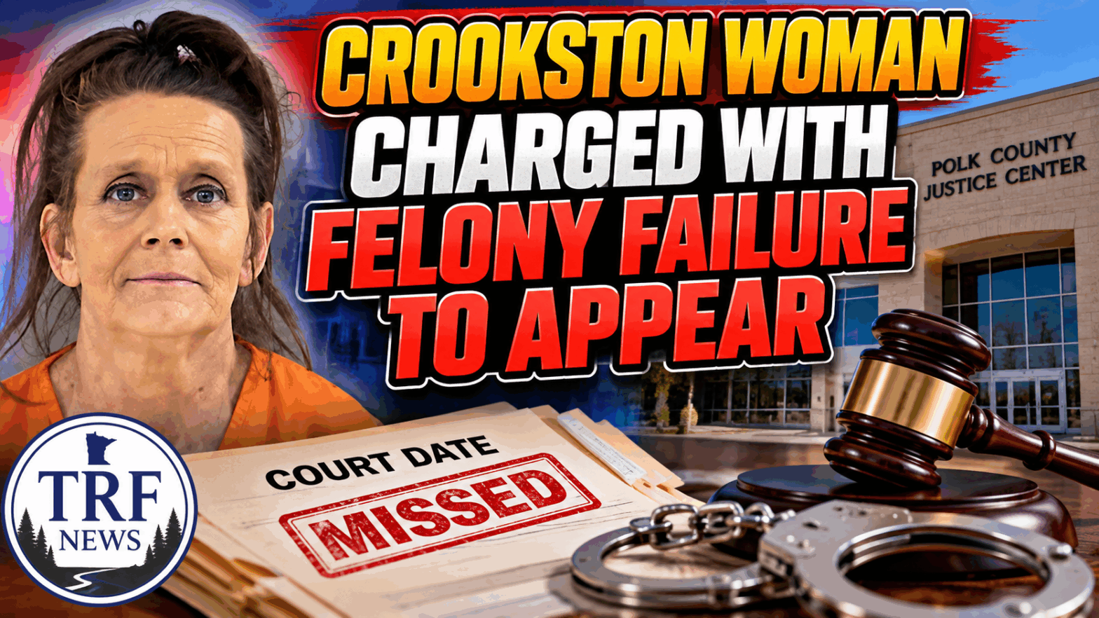 Crookston Woman Charged With Felony Failure to Appear