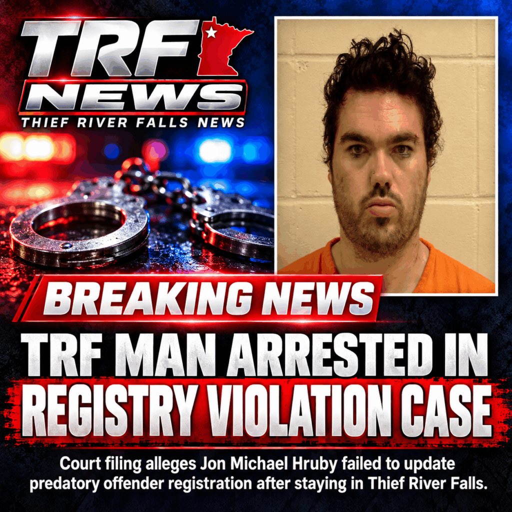 Thief River Falls Man Charged in Registry Violation Case