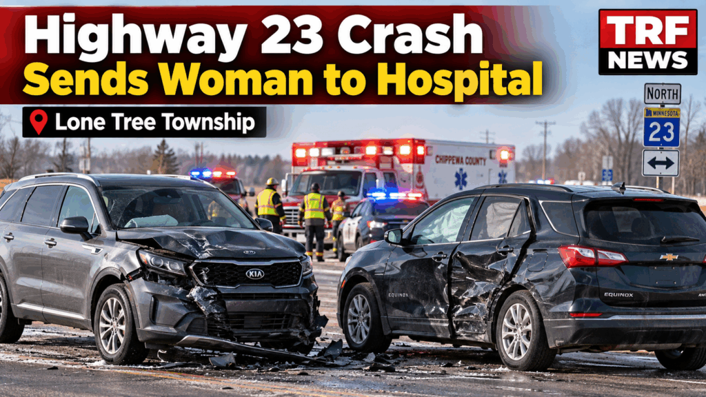 Lone Tree Township: Highway 23 Crash Injures Woman