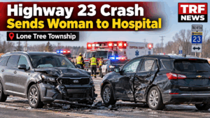 Lone Tree Township: Highway 23 Crash Injures Woman