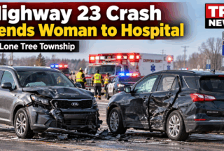 Lone Tree Township: Highway 23 Crash Injures Woman