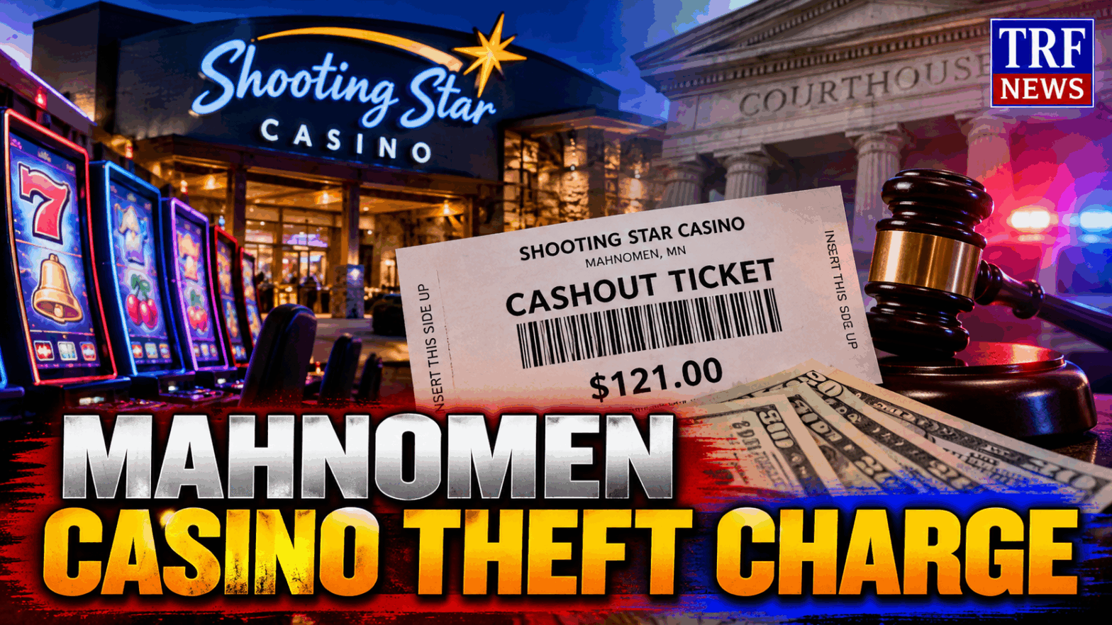 Mahnomen Casino Theft Charge Filed Over $121 Ticket