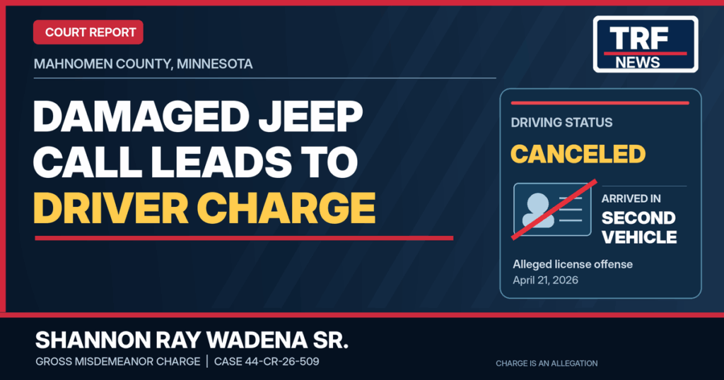 Mahnomen Man Charged After Deputies Respond to Ditch Call