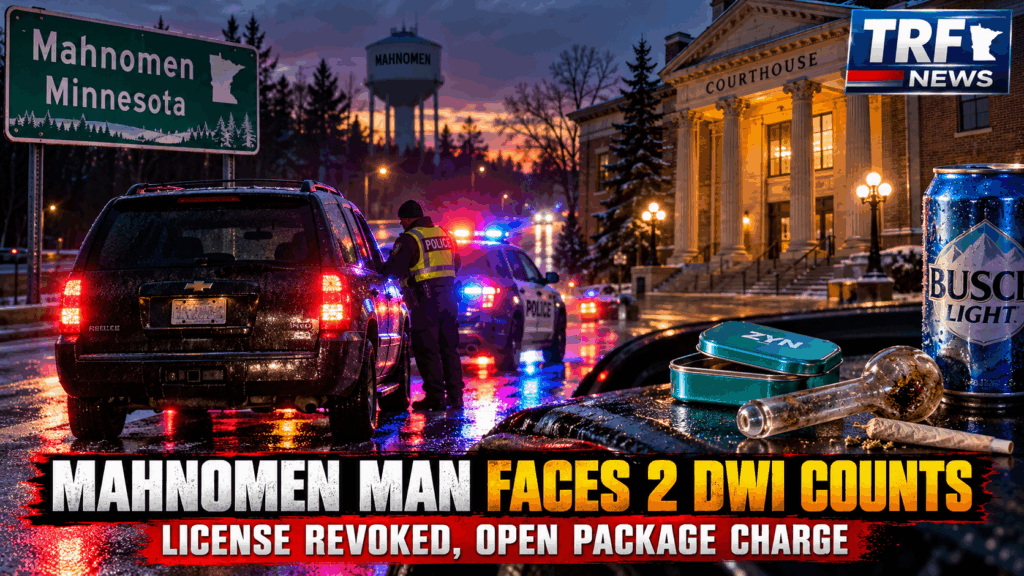 Mahnomen Man Faces Two DWI Counts After Traffic Stop