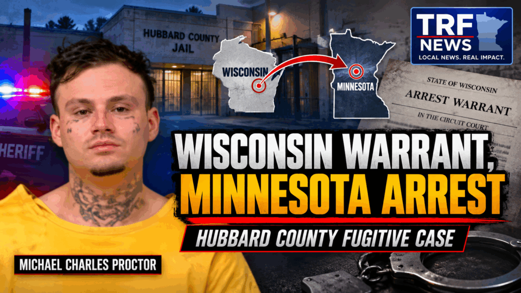 Hubbard County: Wisconsin Fugitive Faces Felony Charge
