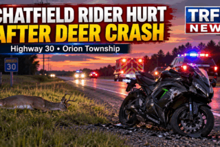 Orion Township: Deer Crash Injures Chatfield Rider