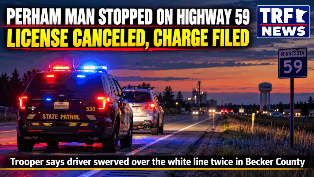 Perham Man Charged After Highway 59 Traffic Stop