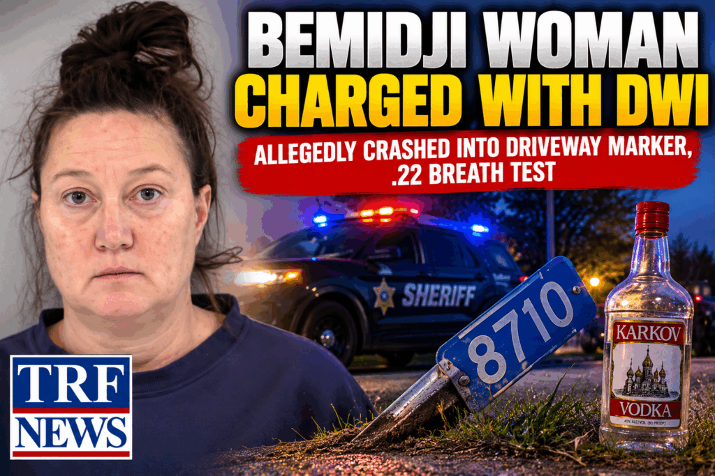 Bemidji Woman Charged After Crash, .22 DWI Test