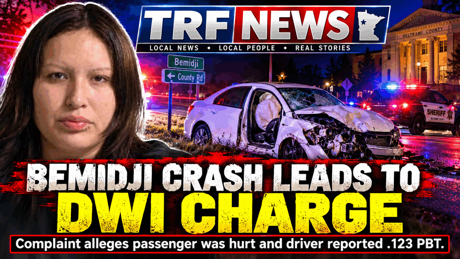 Bemidji Driver Charged After Crash, DWI Allegation