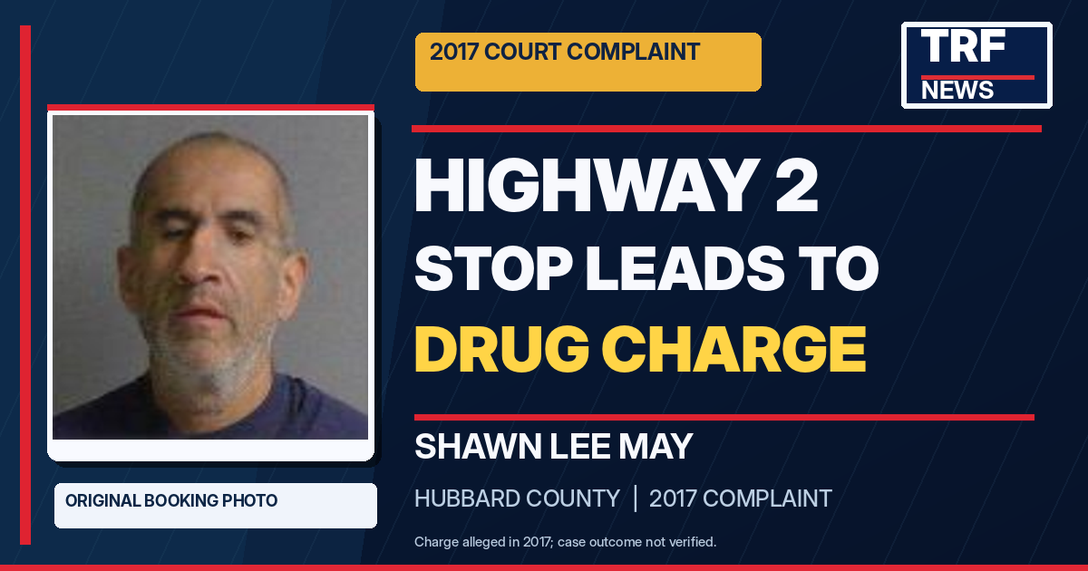 Hubbard County Traffic Stop Leads to Meth Pipe Charge