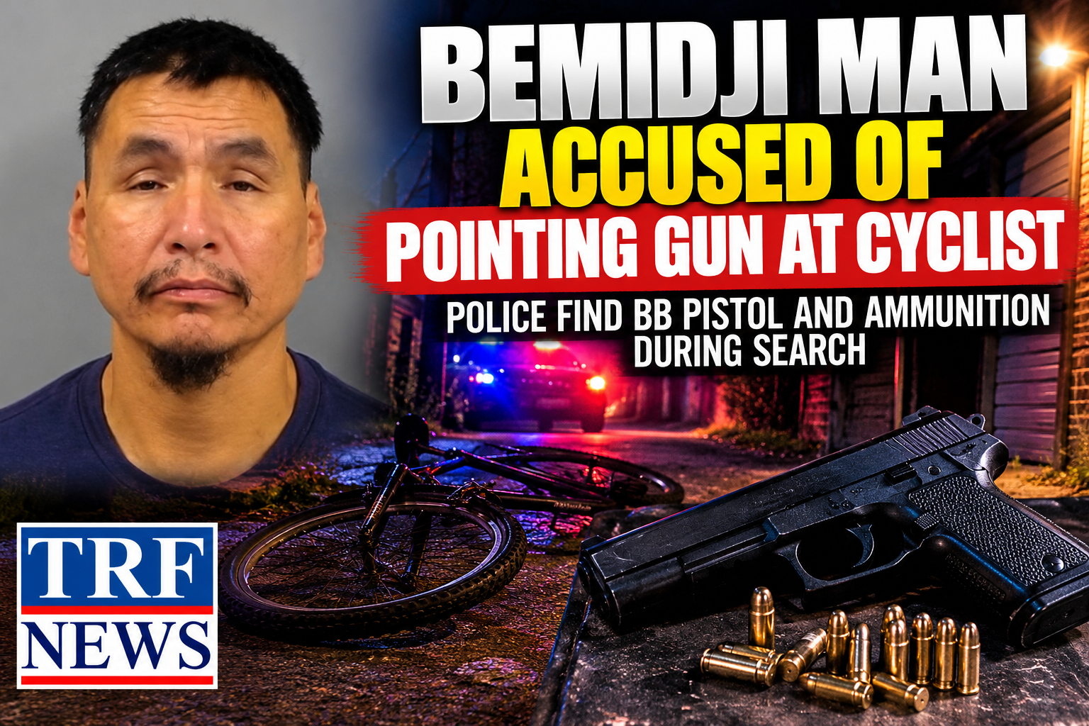 Bemidji Man Accused of Pointing BB Gun at Cyclist