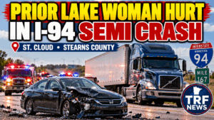 St. Cloud I-94 Semi Crash Injures Prior Lake Woman