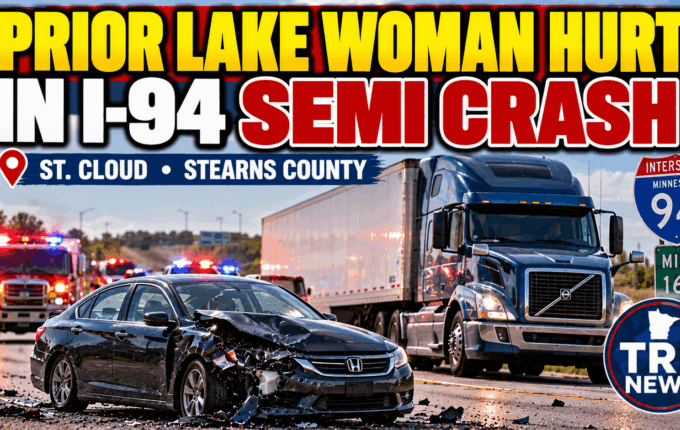 St. Cloud I-94 Semi Crash Injures Prior Lake Woman