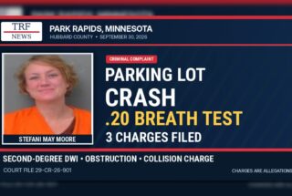 Park Rapids Woman Charged After Crash, .20 Breath Test