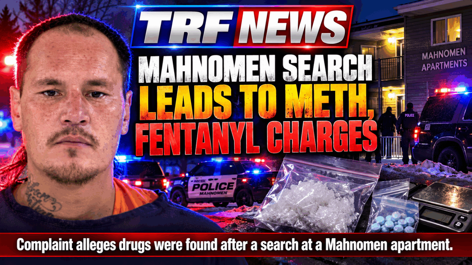 Mahnomen Search Leads to Meth, Fentanyl Charges