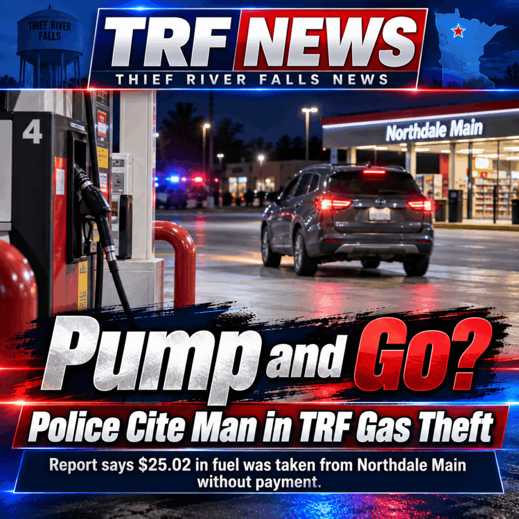 Thief River Falls: Man Cited in Gas Drive-Off Theft