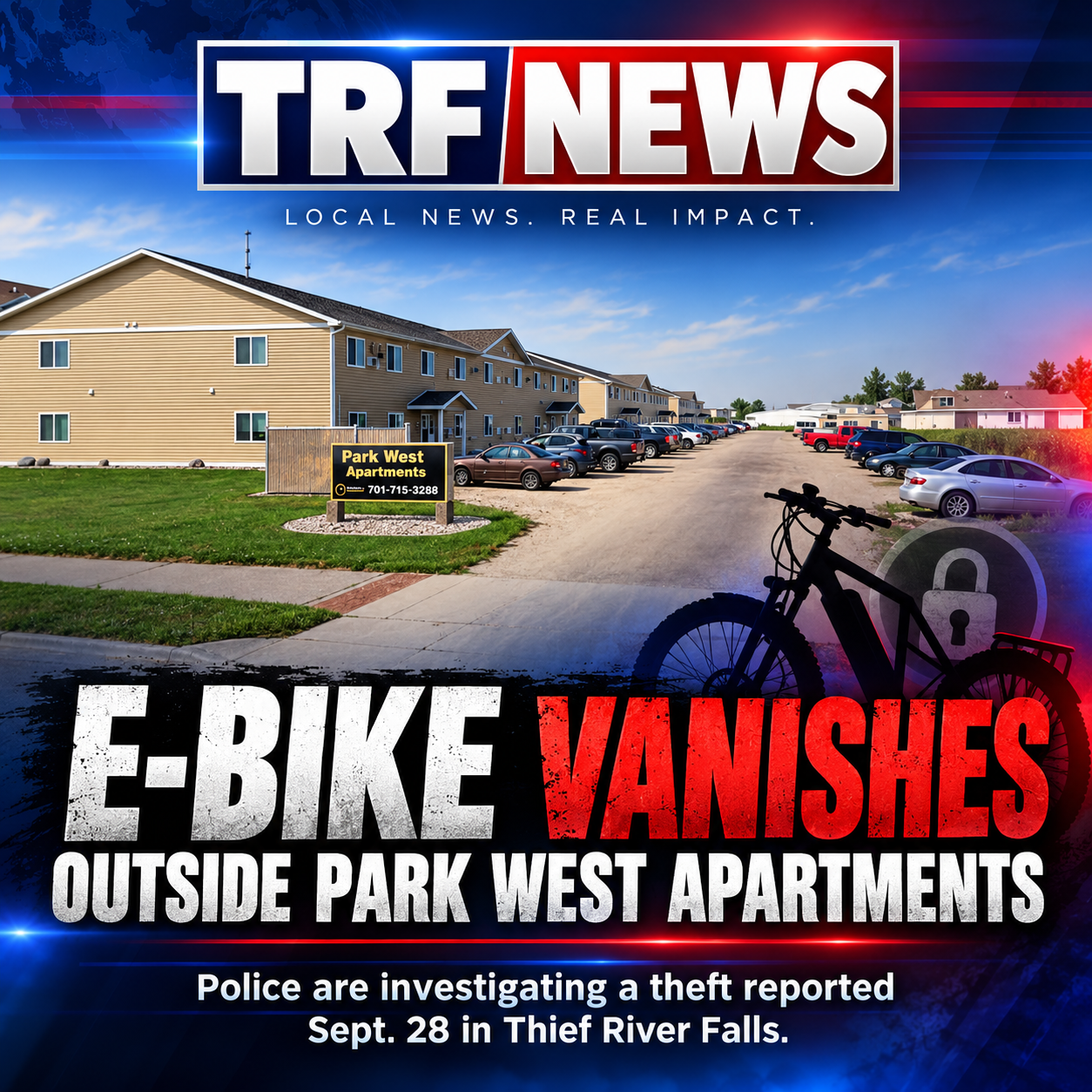 Thief River Falls Police Investigate E-Bike Theft