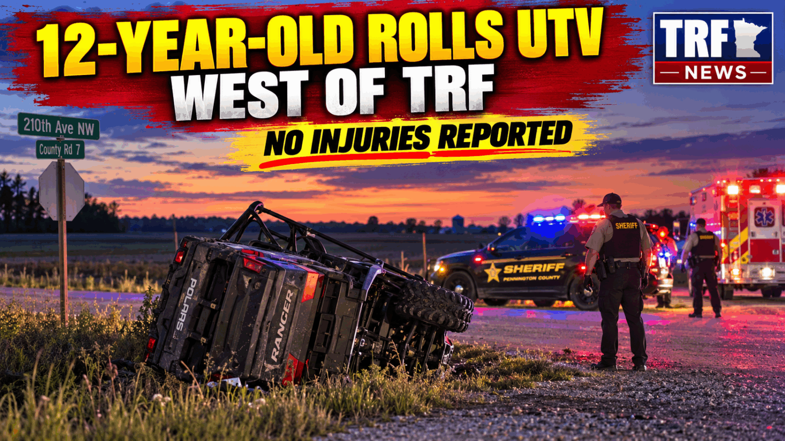 Thief River Falls UTV Rollover Involves 12-Year-Old