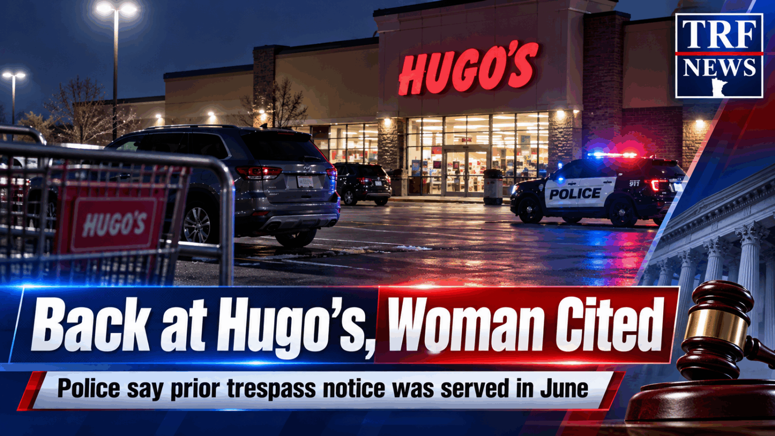 Thief River Falls: Woodson Cited at Hugo’s Parking Lot