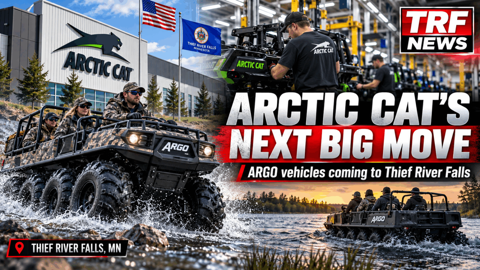 Thief River Falls to Build ARGO Vehicles at Arctic Cat
