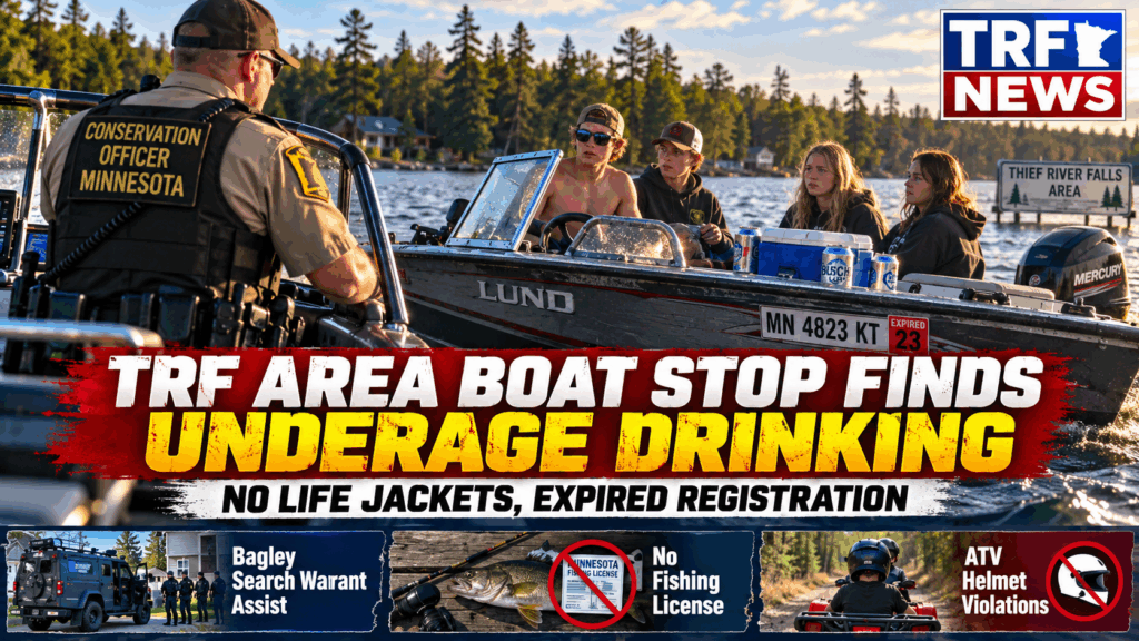 Underage Drinking Found on Thief River Falls Boat