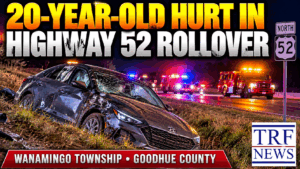 Wanamingo Township: Hwy 52 Rollover Injures Driver