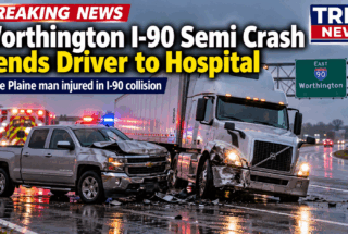 Worthington I-90 Semi Crash Injures 70-Year-Old