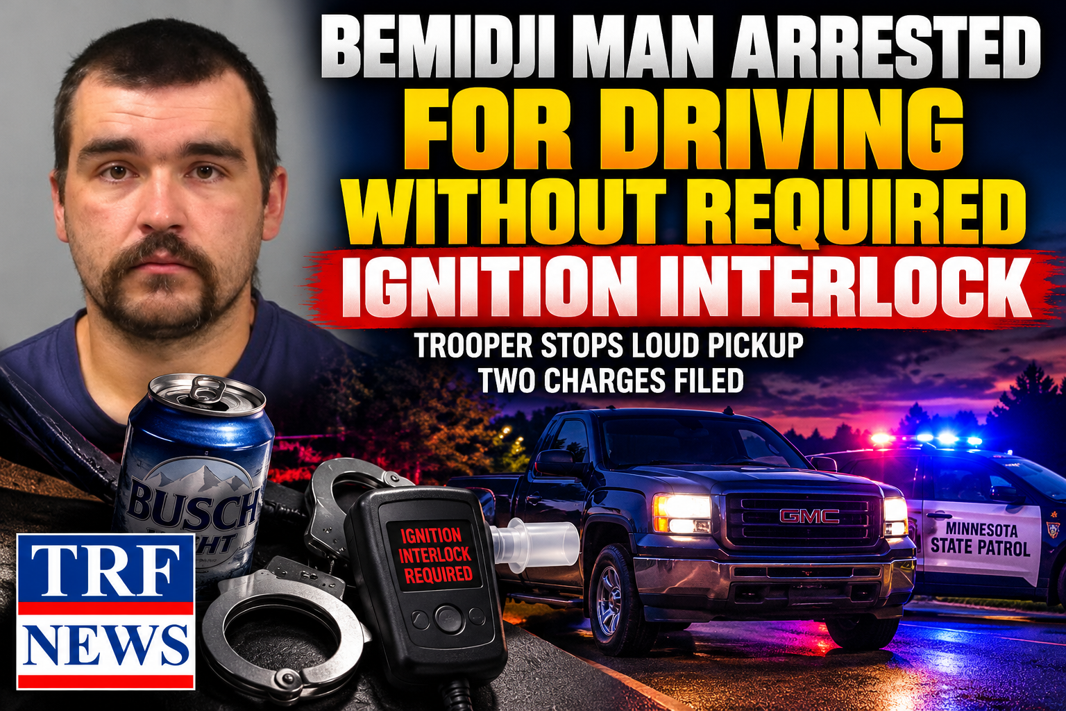 Bemidji Man Arrested Over Missing Ignition Interlock