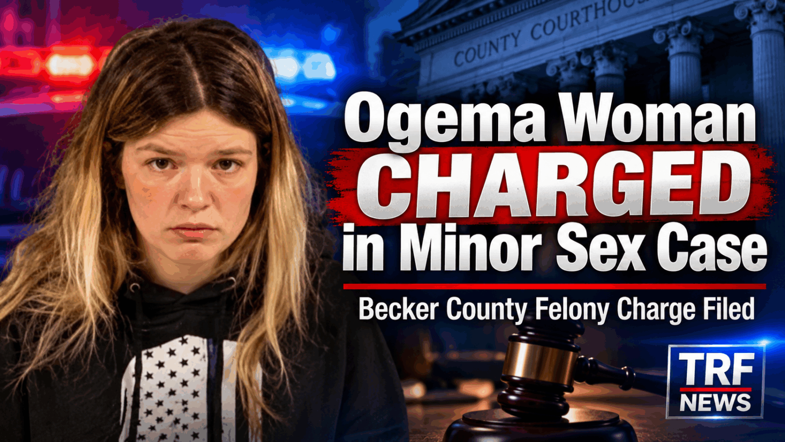 Ogema: Woman Charged With Sexual Contact With Minor